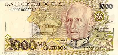 1000 Cruzeiros