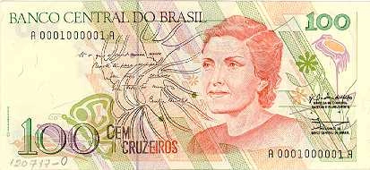 100 Cruzeiros